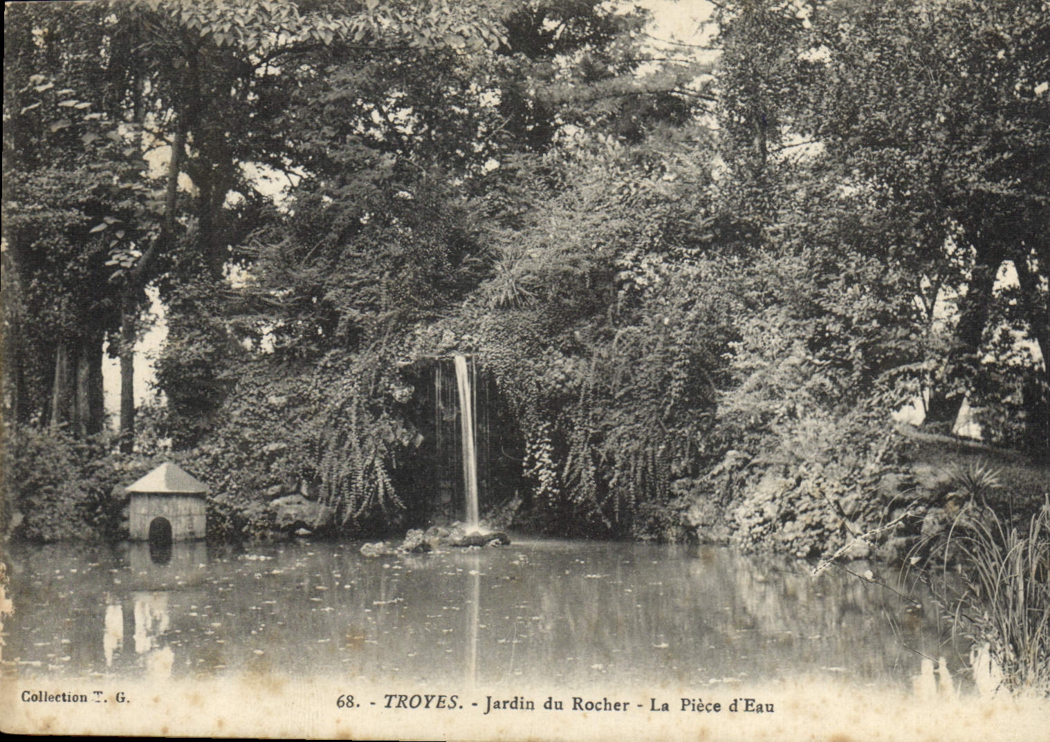 Troyes - Jardin du Rocher - La Pièce d'Eau