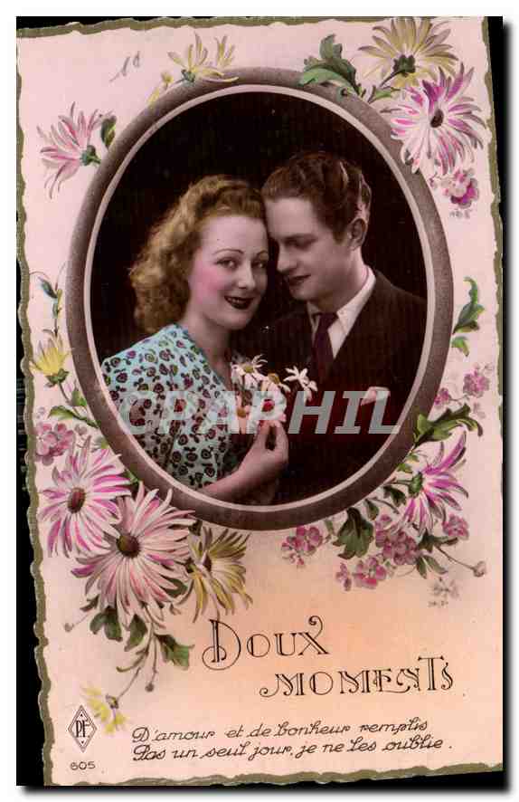 CPA Doux Moments Femme