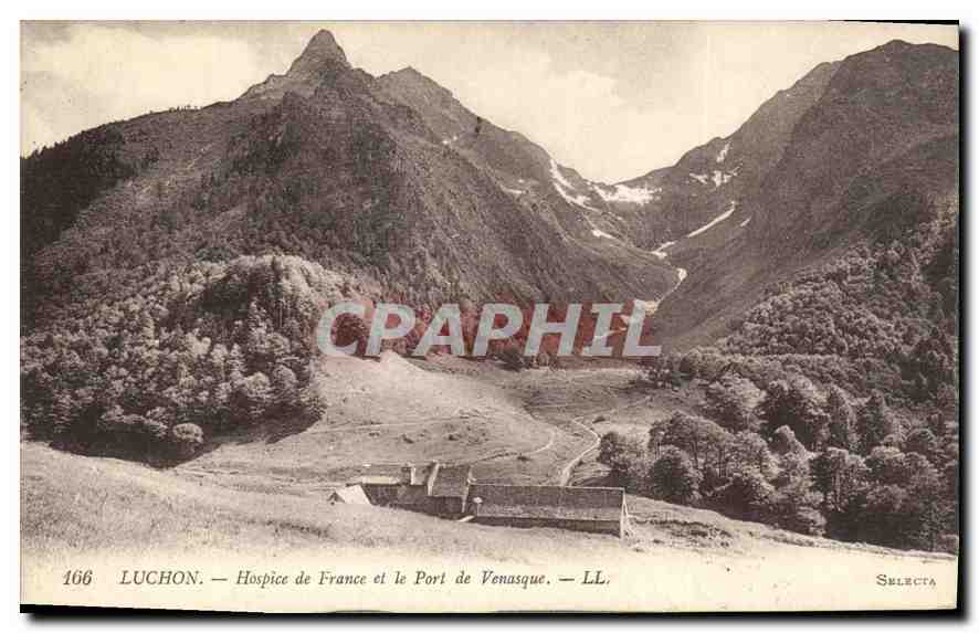 CPA Luchon Hospice de France et le Port de Venasque 