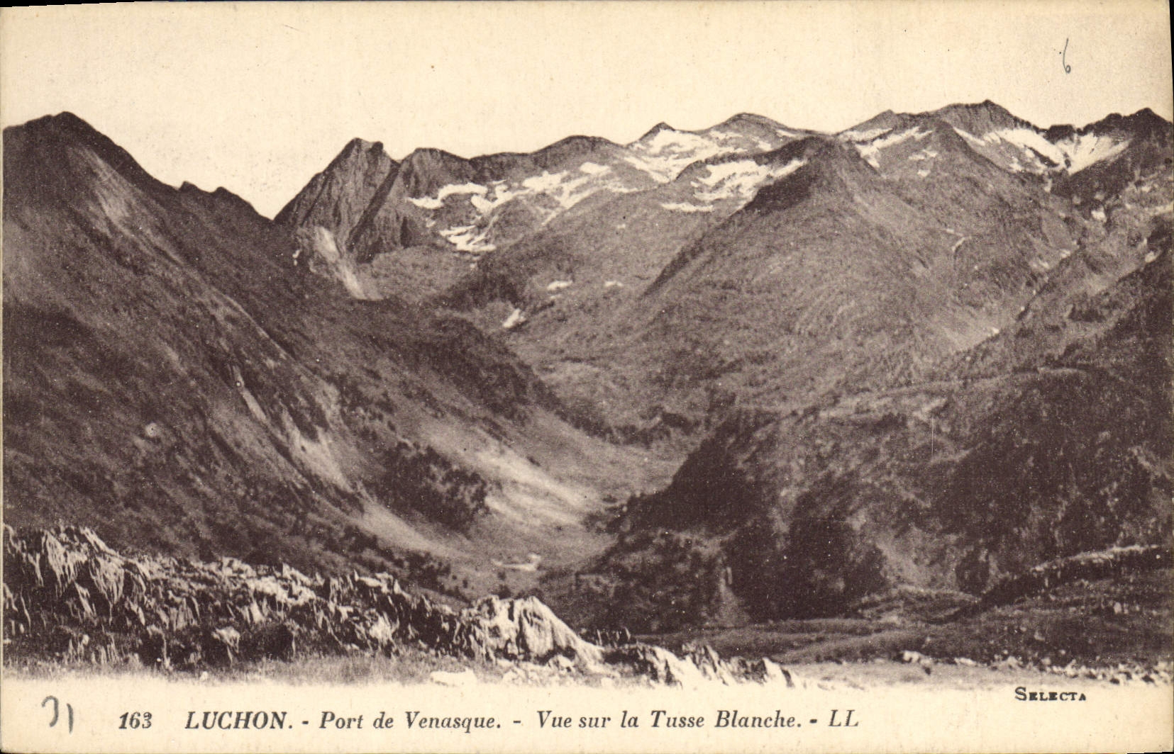 Luchon - Port de Venasque - Vue sur la Tousse Blanche - Selecta