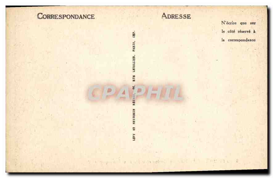 CPA Luchon Le Parc du Casino et le Port de Venasque  — Verso