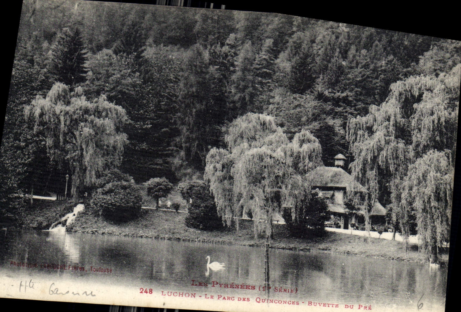 CPA Les Pyrenees Luchon Le Parc des Quinconces 