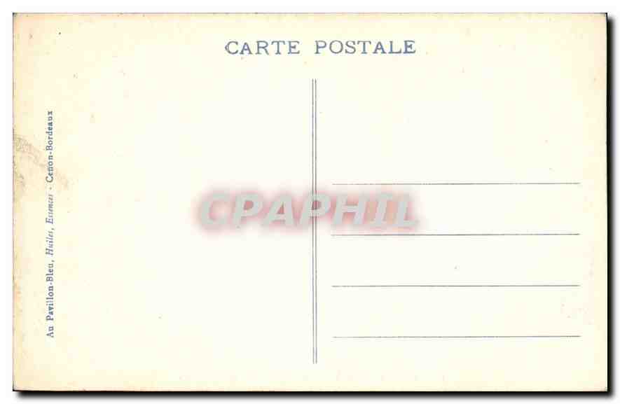 CPA La Reine des Pyrenees Luchon Hte Garonne  — Back