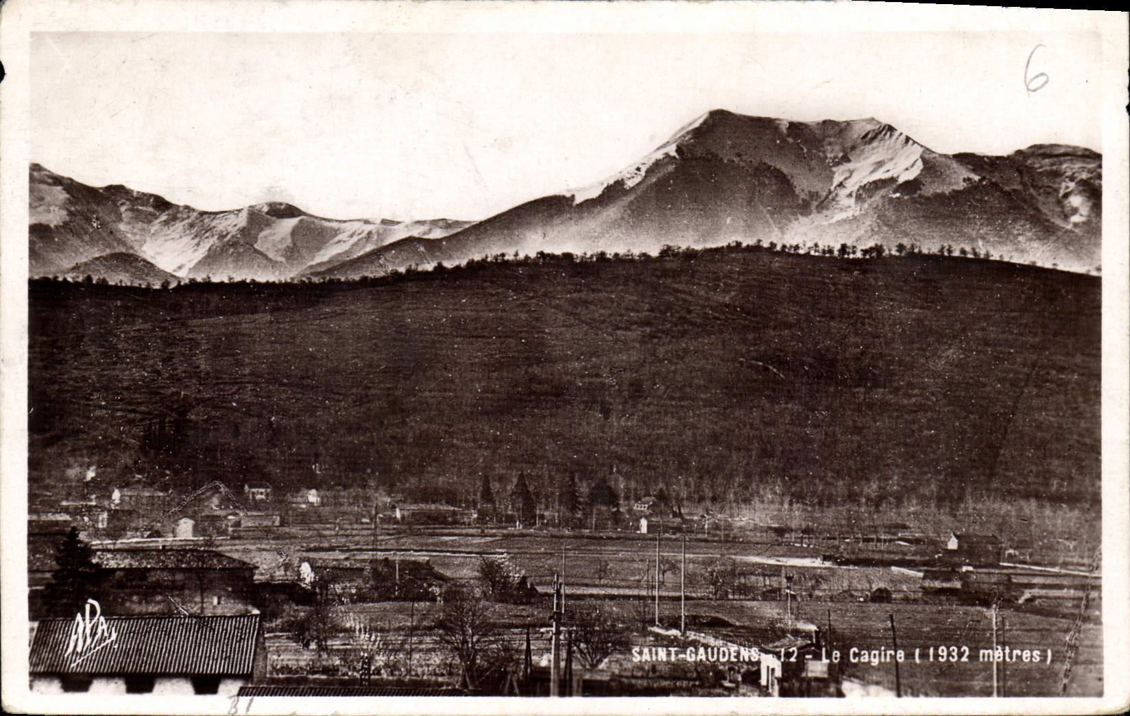 Saint-Gaudens - Le Cagire (1932 Meter) — Panoramablick — Verleger APDA, n°6
