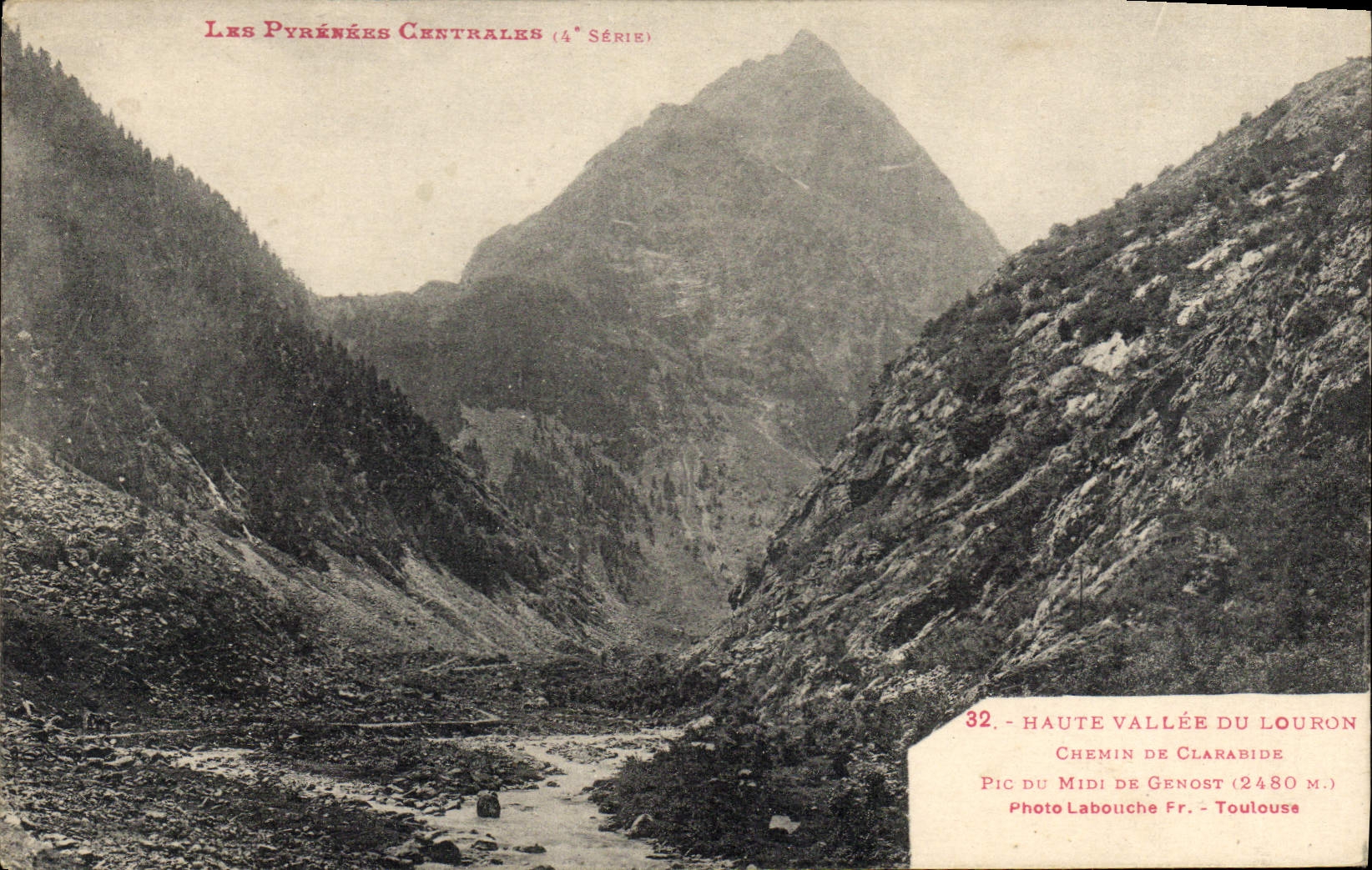High Valley of Louron — Pic du Midi de Genost (2480 m) — Photo Labouche Fr. - Toulouse