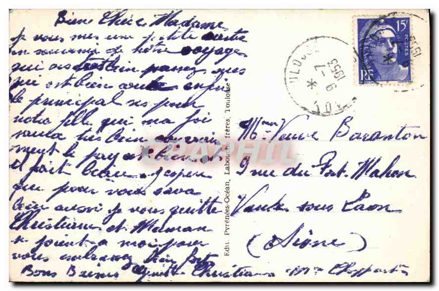 Cassagnabère-Tournas — Vue générale — Éd. Prénés-Ocean, Toulouse — Reverso