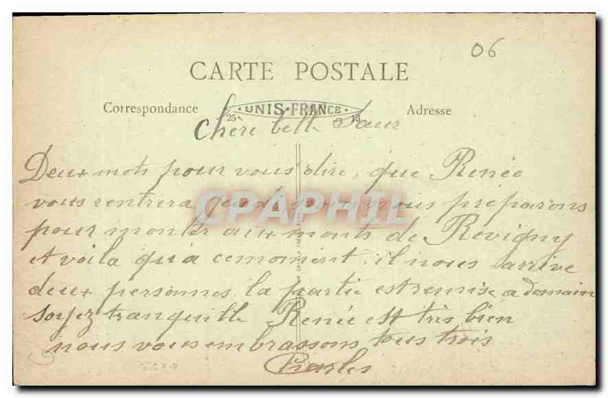 Nice - Die Russische Kirche — Die Côte d'Azur, Serie 159, Verlag R. P. Goff — Rückseite