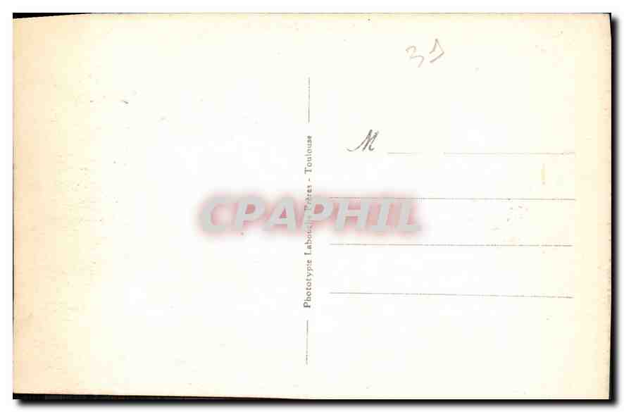 Luchon-Superbagnères — L'Espianade du Grand Hotel et la Haute Chaîne Frontière — Les Pyrénées Centrales — n°851 — Verso