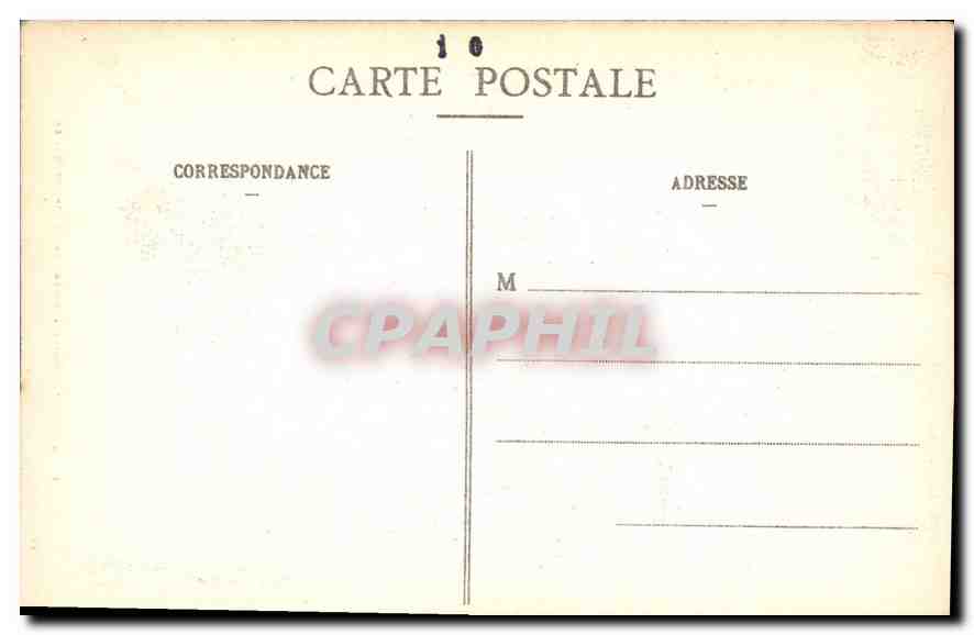 CPA Troyes Encorbellement de l'Hotel de Marizy  — Rückseite