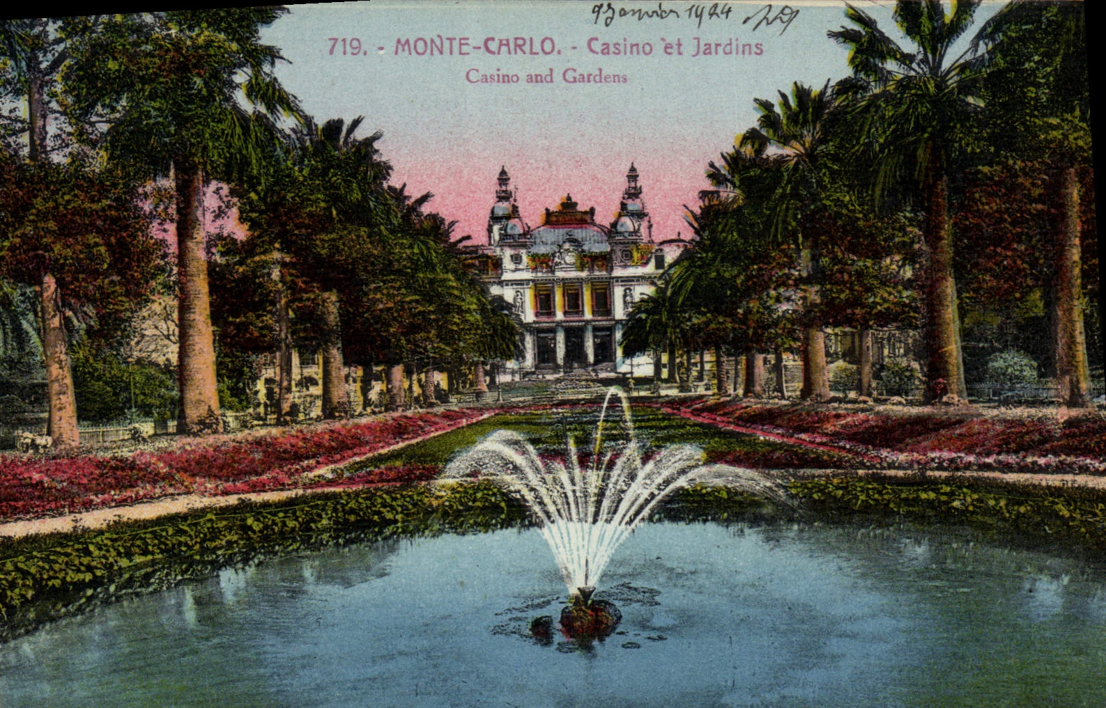 CPA Monte Carlo Casino et Jardins 