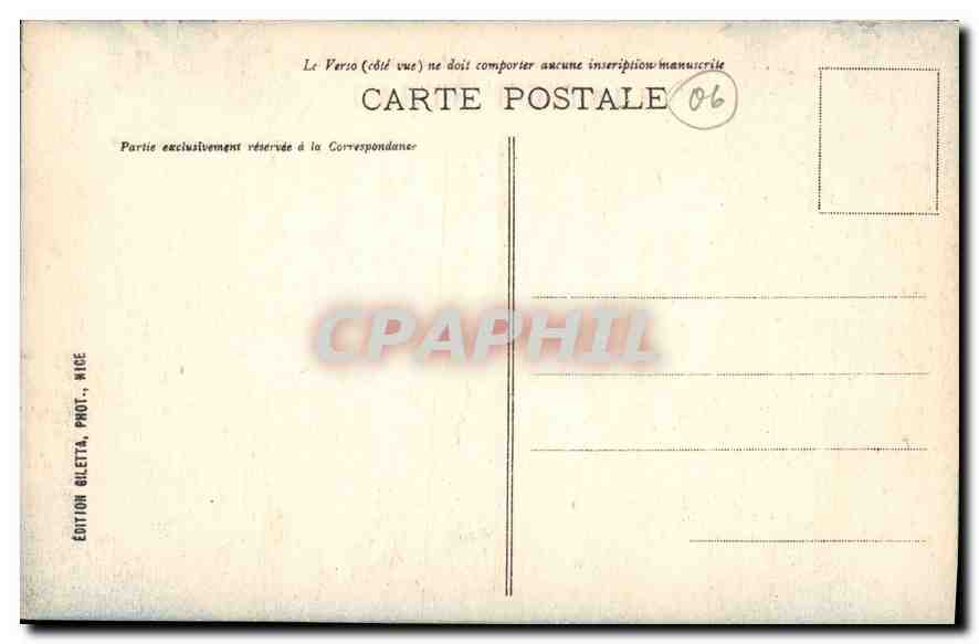 CPA Monte Carlo Casino et Jardins  — Back