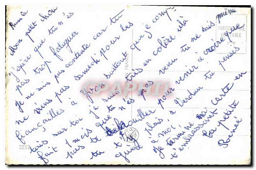 CPA Tout menchante Femme — Verso