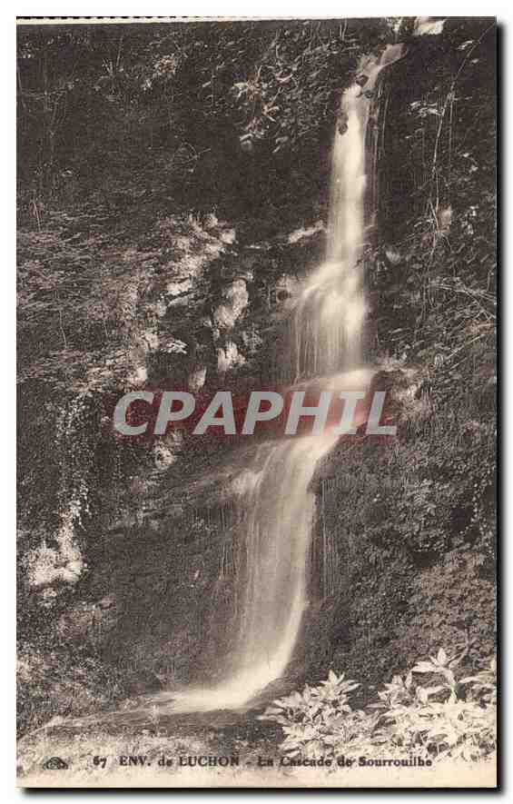 CPA Env de Luchon La Cascade de Sourrouilhe 