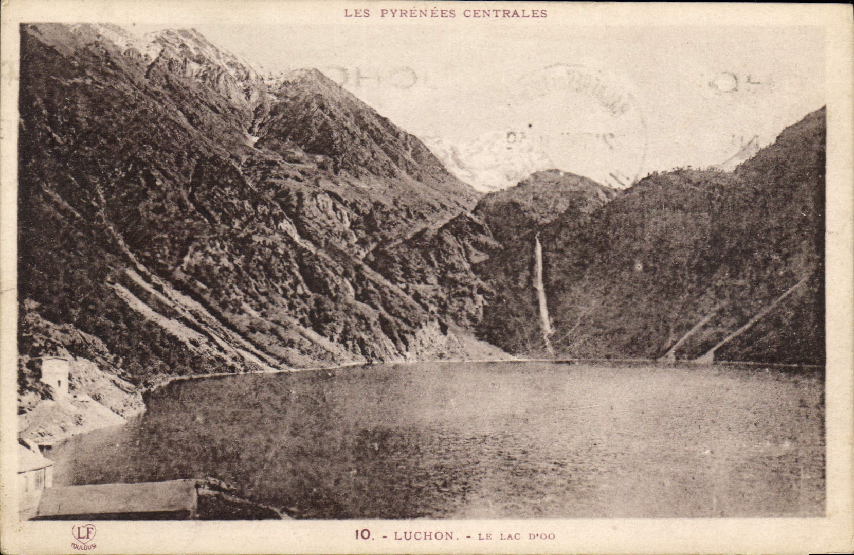 CPA Luchon Le La d'Oo 