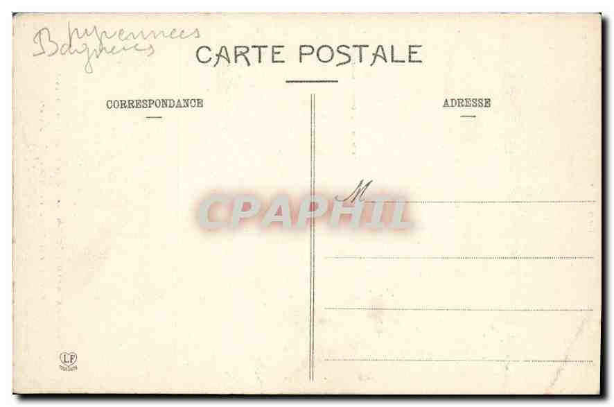 CPA Arreau Luchon Lac de Caillaouas  — Verso