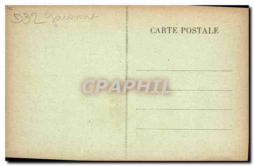CPA Valence sur Baise Galerie  — Rückseite