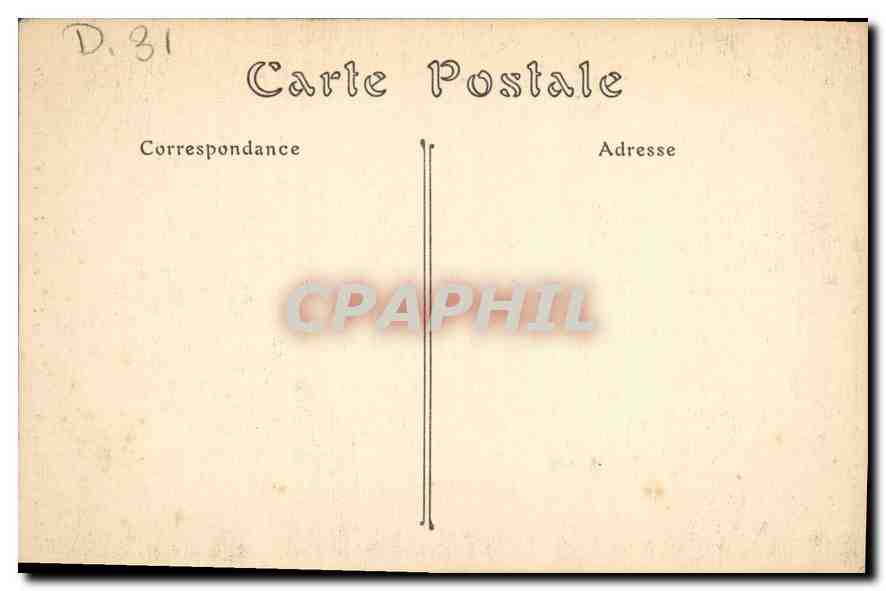 CPA Toulouse Hotel de Pierre Une Porte  — Rückseite