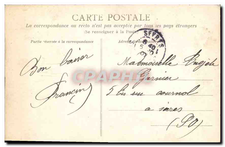 CPA Au pays Normand  — Rückseite