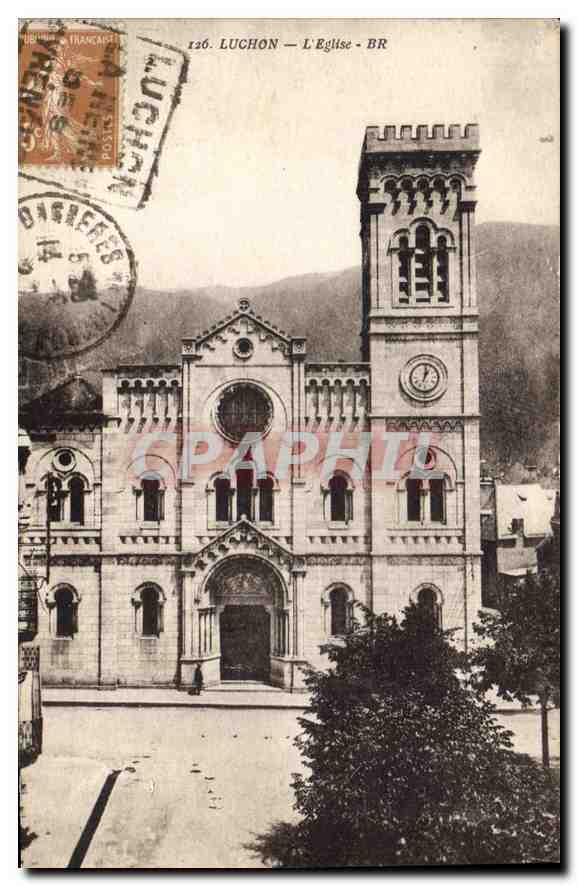 CPA Luchon L'Eglise 