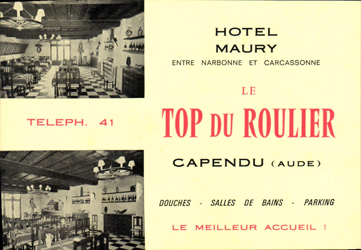 FActure Hotel Maury Entre Narbonne et Carcassonne 