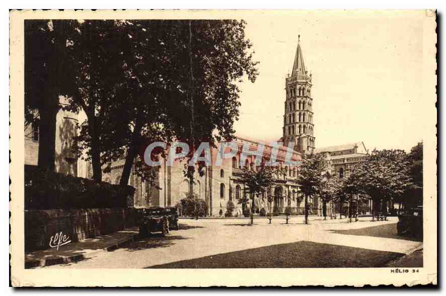 CPA Toulouse Basilique Saint Sernin 