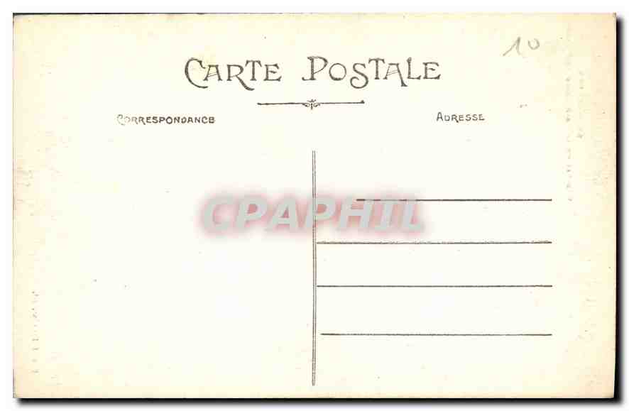 CPA Saintes Clocher de la Cathedrale St Pierre  — Back