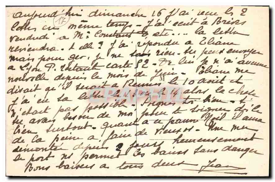 CPA Charente Inf Ile d'Oleron La Cotiniere La Tempete Phare — Back