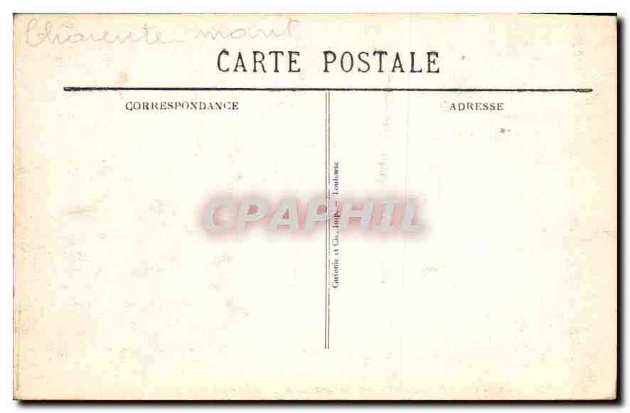 CPA Le Bureau St Palais Cote d'Argent Route de la Corniche  — Rückseite