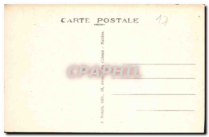 CPA La Rochelle Ch Inf La Promenade du Mail  — Verso