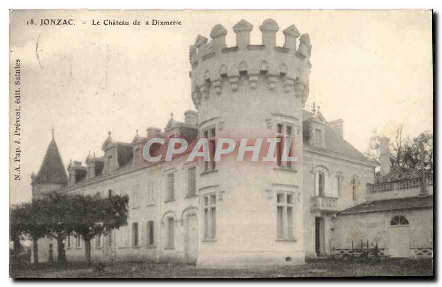 CPA Jonzac Le Chateau de a Dixmerie 
