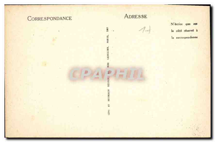 La Rochelle — L'Hôtel de Ville — LL — Verso