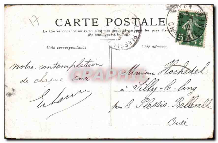 CPA Royan La Tour de Cordouan Phare — Rückseite
