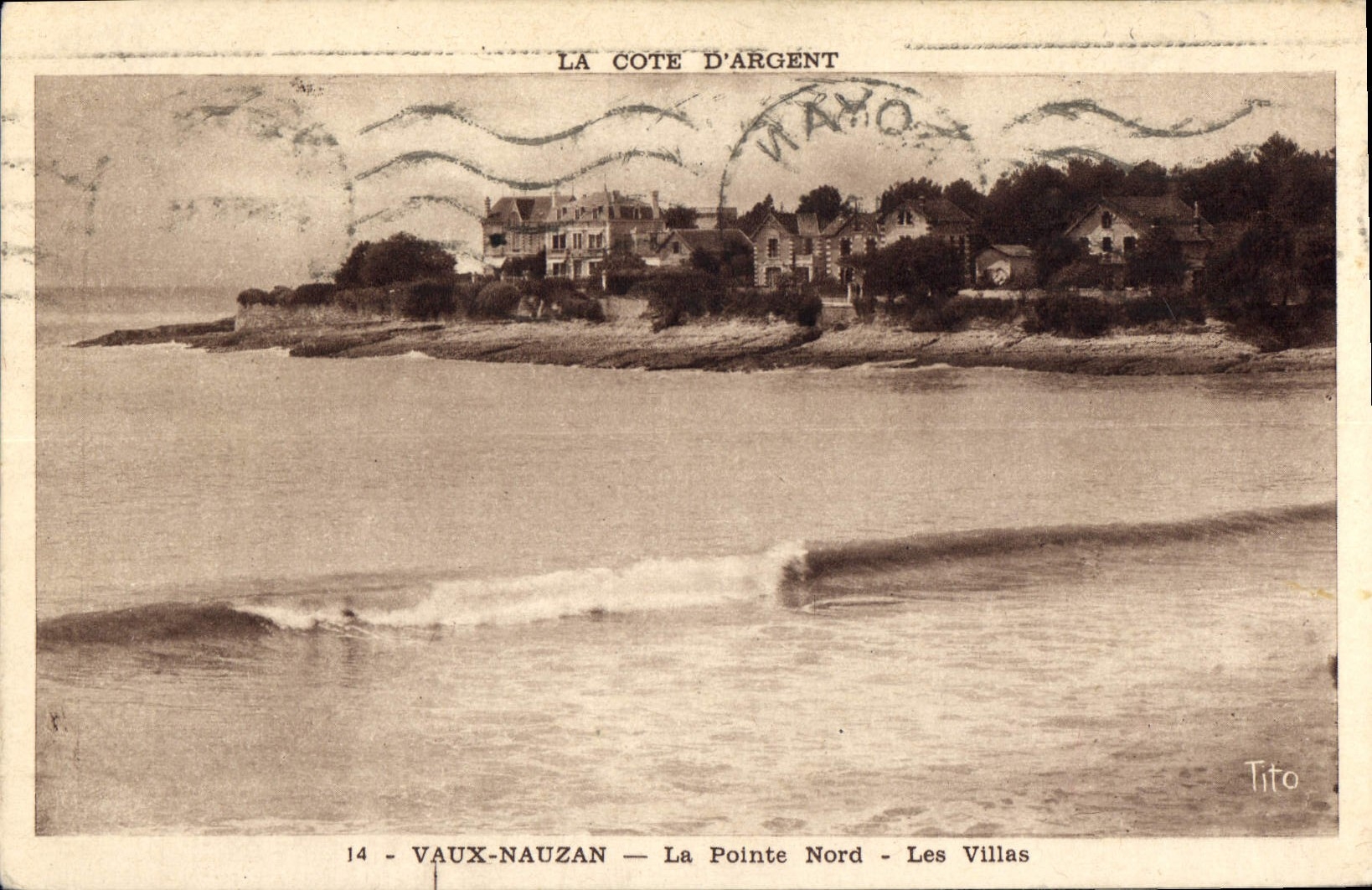CPA Vaux Nauzan La Pointe Nord Les Villas 