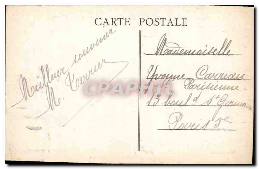 CPA St Trojan les Bains Sous Bois  — Rückseite