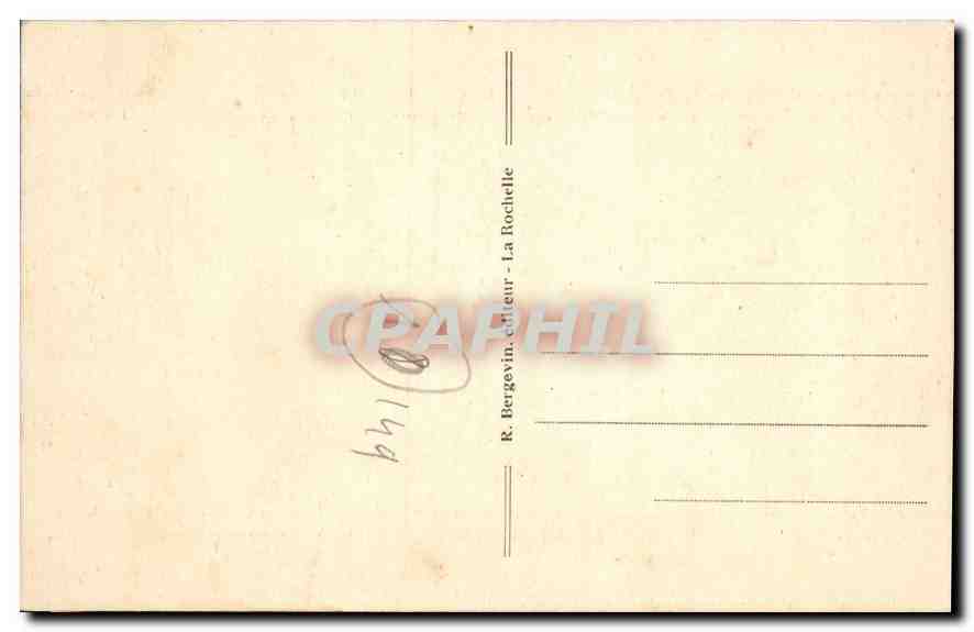 CPA Port d'Envaux Ch Inf Pigeonnier du Chateau de Panloy  — Back