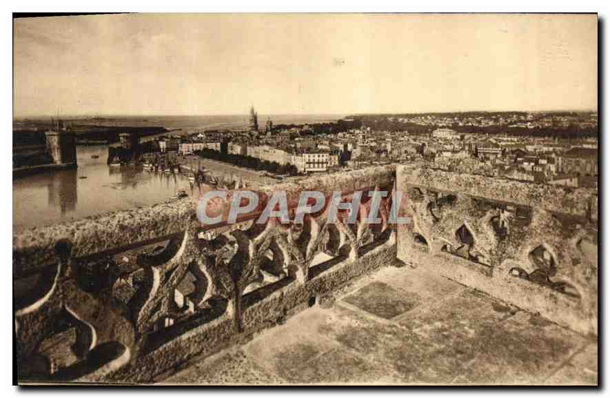 Vue panoramique de La Rochelle — Éditions Artistiques R. Bergévin