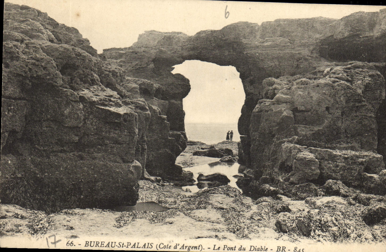 CPA Bureau St Palais Cote d'Argent Le Pont du Diable 