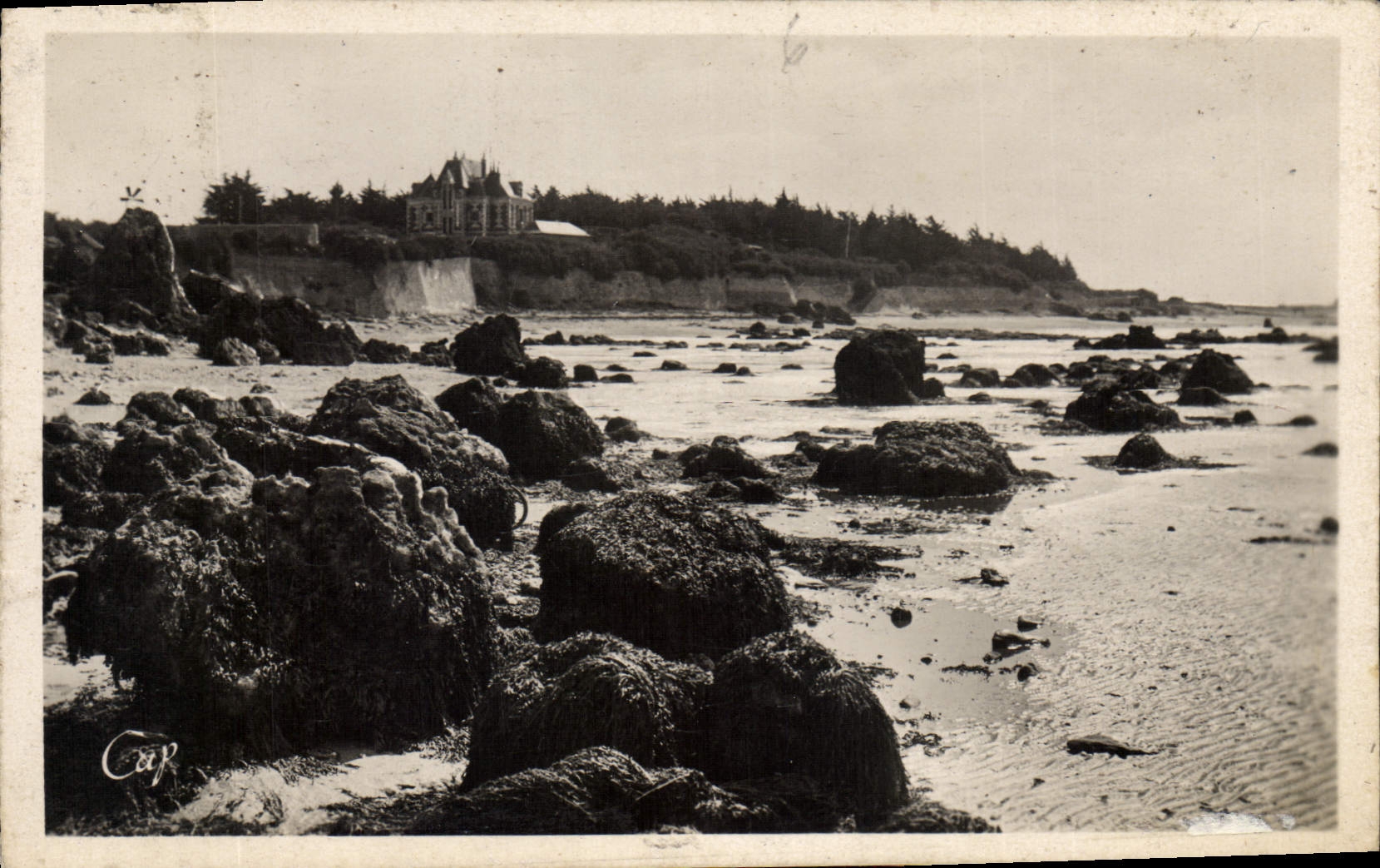 CPA Chatelaillon Les Rochers d'Angoulins 