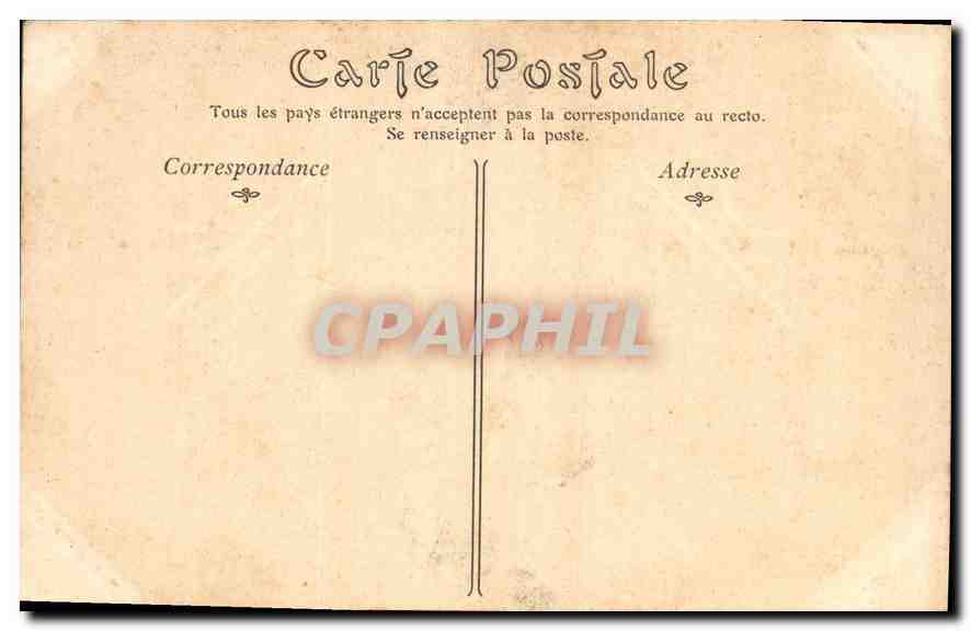 CPA La Rochelle Hotel de Ville le Campanile  — Rückseite