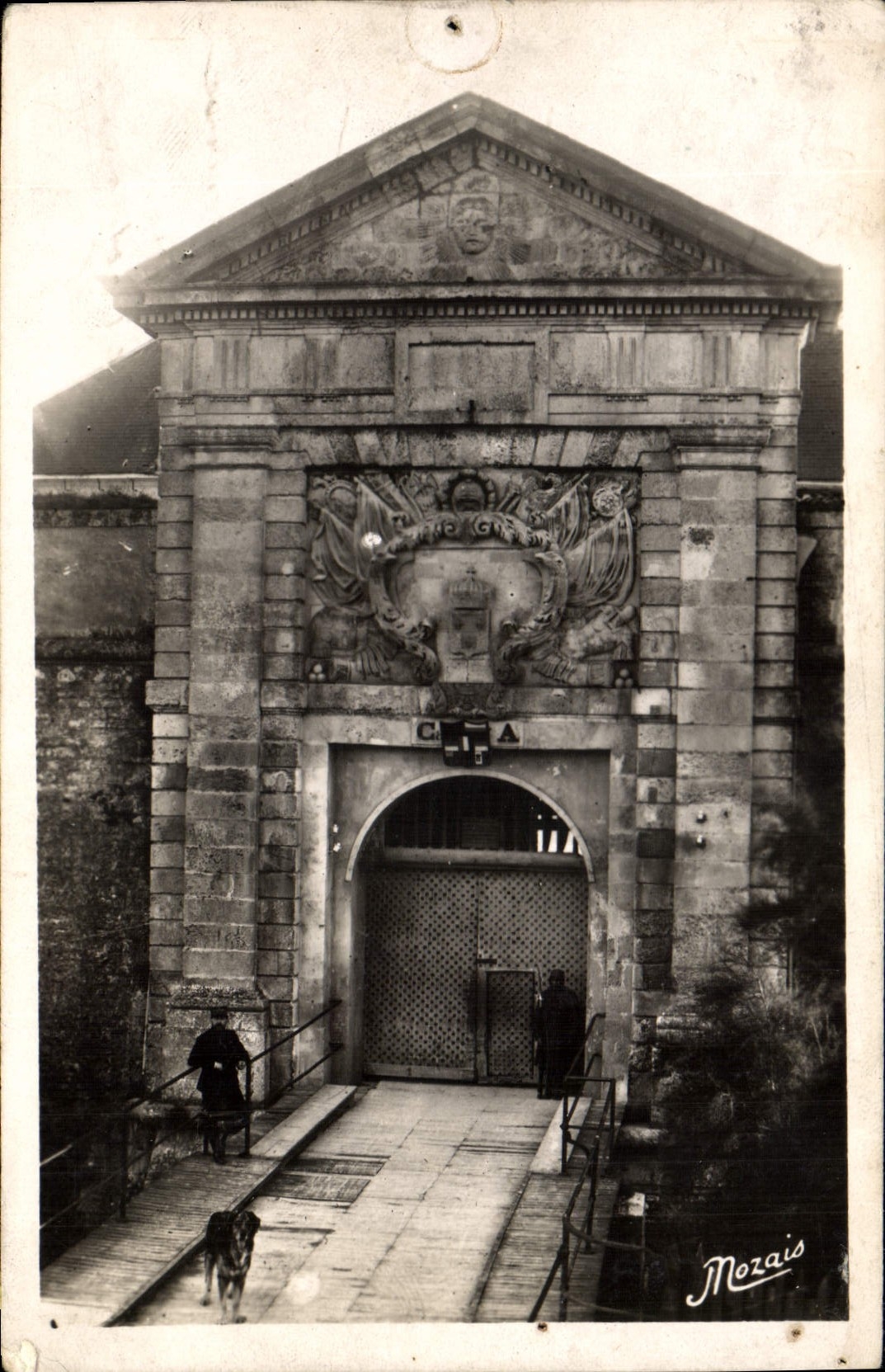 CPA Charente St Martin de Re Porte d'entree de la Citadelle du depot des forcats 