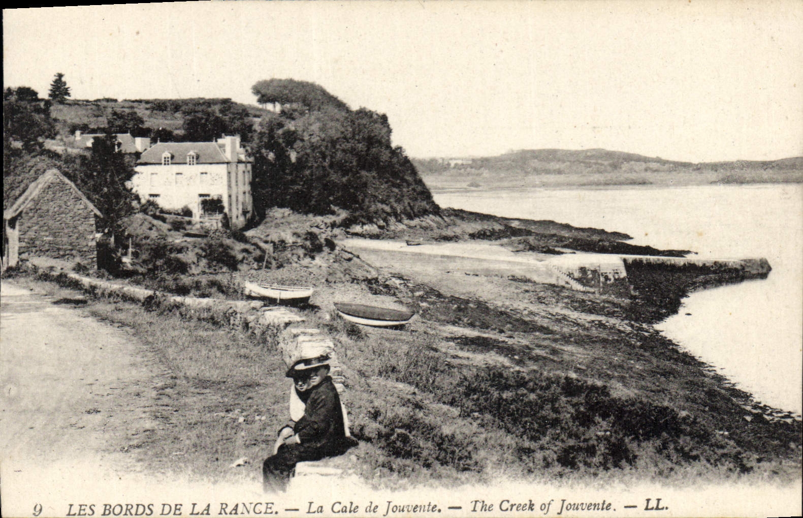 CPA Les Bords de la Rance La Cale de Jouvente 