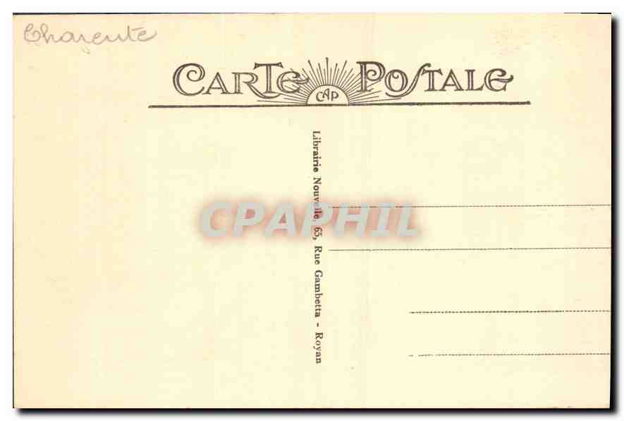 CPA St Palais sur Mer La Plage  — Back