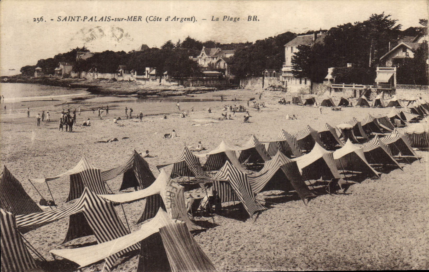 CPA Saint Palais sur Mer Cote d'Argent La Plage 