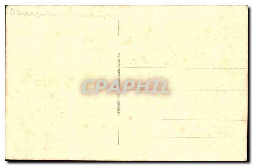 CPA St Palais sur Mer Le Pont du Diable  — Verso
