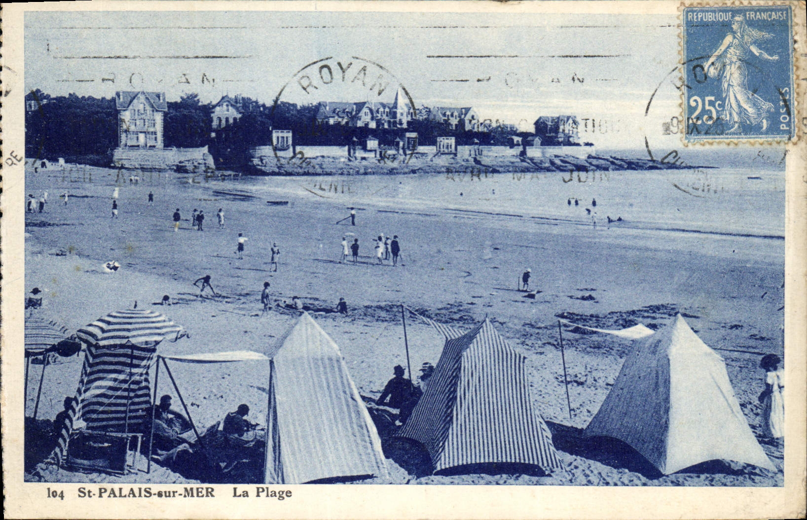 St-Palais-sur-Mer — La Plage — Édition Nouvelles Galeries, Royan