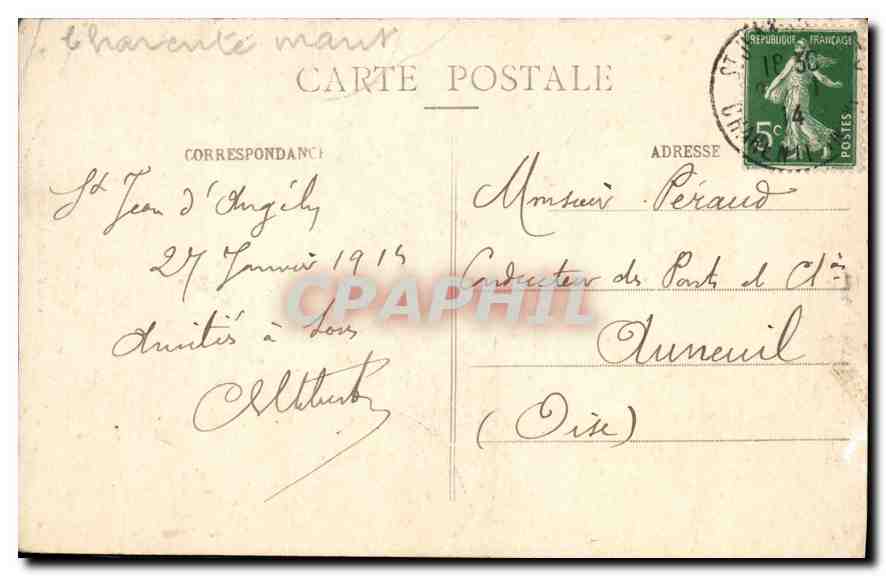 Saint-Jean-d'Angély — Les Tours (XIIe siècle) — Édition H. Brodeau, St Jean-d'Angély — Reverso
