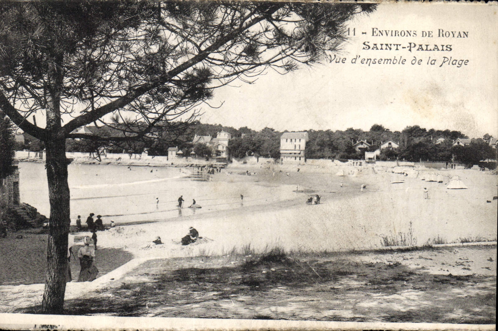 Saint-Palais — Vue d'ensemble de la plage — Environ de Royan