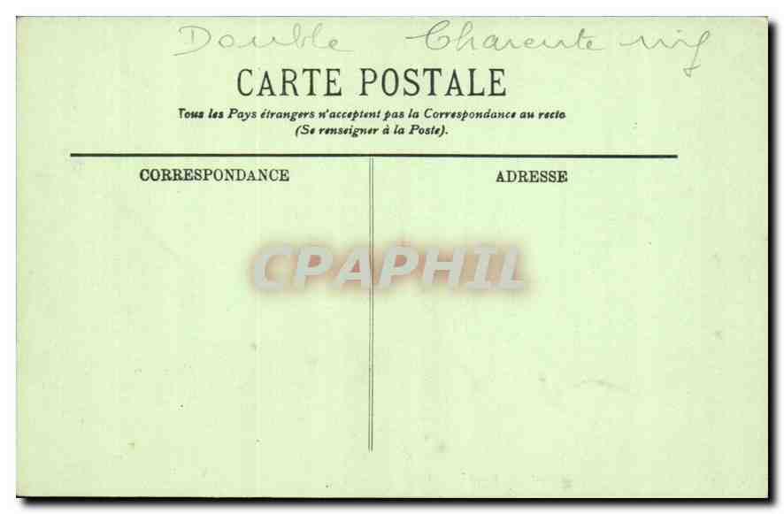 CPA Le Bureau La Roche Percee  — Verso