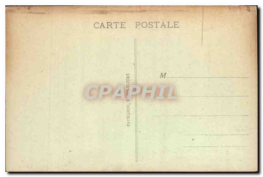 CPA Versailles Le Chateau La Chambre a Coucher de Louis XIV  — Verso