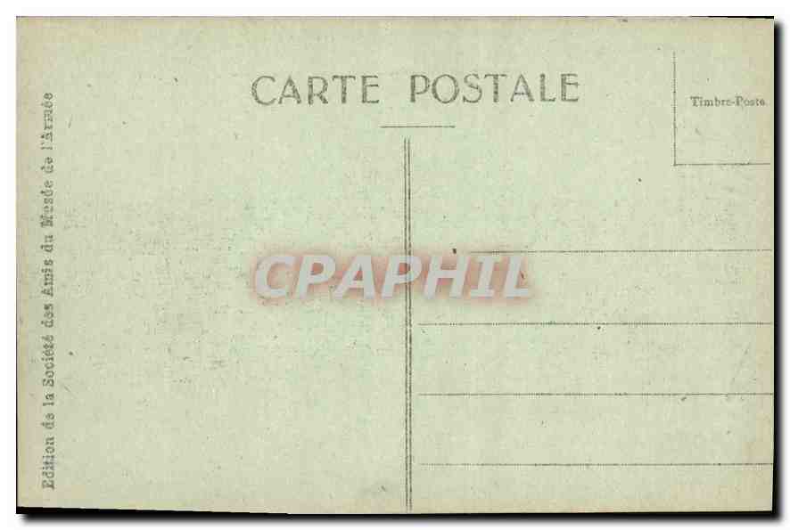 CPA Paris Hotel des Invalides La Batterie triomphale  — Rückseite